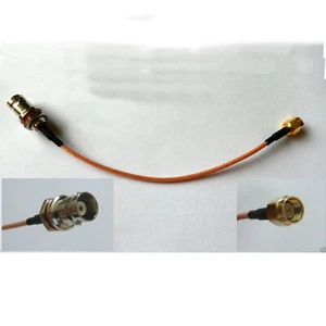 SMA male to BNC female pigtail Cable for SDR, Funcude, SDRplay, up converters - Picture 1 of 3