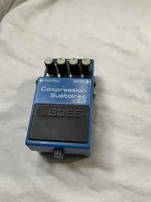 Sostenitore compressione compressore BOSS CS-3 etichetta nera ottimo  - Immagine 1 di 4