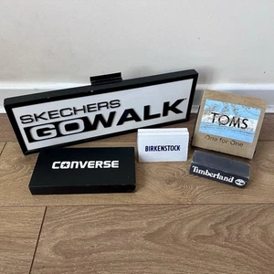 Joblot of Shoe Advertising Display Signs - Converse | Birkenstock | Skechers + - Bild 1 von 17