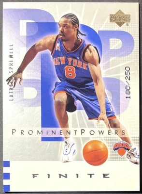 To 250 Pieces Latrell Sprewell 02-03 Finite Nba - Image 1 of 2