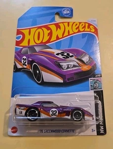 ๐ฅ2021 Hot Wheels '76 Greenwood Corvette Modified 2/10 Diecast Car New 11/250๐ - Picture 1 of 2