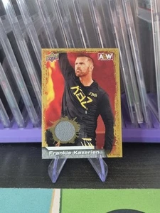 2022 Upper Deck AEW All Elite Wrestling Gold Mat Relics Frankie Kazarian #50 - Bild 1 von 2
