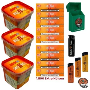 Pall Mall Allround Volumentabak Maxi Box 3x 263g, 1800 Hülsen, Zubehör - Bild 1 von 7