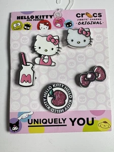 Hello Kitty Crocs Jibbitz Charms 5 Pack Uniquely You NEW - Picture 1 of 2