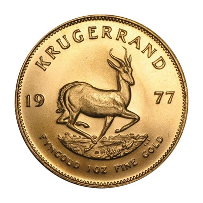 South Africa 1977 1-oz Gold Krugerrand BU - Image 1 of 3