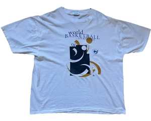 1996 Atlanta Paralympic Games Basketball T-Shirt XL weiß Vintage Sport Tee - Bild 1 von 10