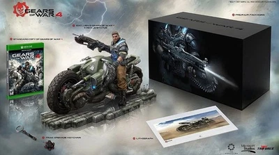 NEU Gears of War 4 Limited Collectors Edition Xbox - JD Fenix COG Bike Statue - Bild 1 von 2