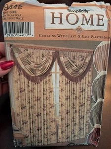 Simplicity Pattern #9445 Window Treatmeats Curtains Drapes Sewing - Picture 1 of 5
