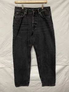 Zara Baggy Jeans Loose Full Leg Mid-Rise Rigid Fabric Five Pockets USA 32 x 28  - Bild 1 von 8