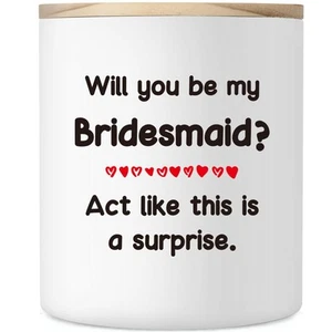 Bridesmaid Gifts from Bride 10oz Bridesmaid Proposal Gifts for Wedding Bridal... - Picture 1 of 8