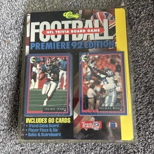 1992 Vintage/Classic NFL Trivia Board Game Includes 60 Cards - Bild 1 von 3