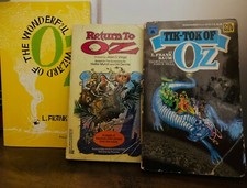 Return to Oz/ Tik-Tok of Oz/ The Wonderful Wizard of Oz  Lot of 3 Paperbacks