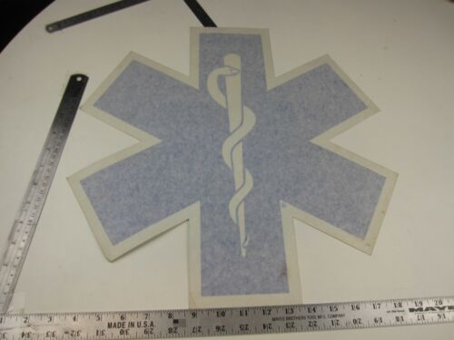 SF Vintage Huge Avery Star of Life  First Responder Medical Related Sticker BIS