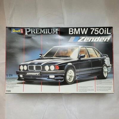 1/24 Revell Premium BMW 750iL Zender 1:24 Revell 7181 BMW E32 Zender Rare OVP - Bild 1 von 3