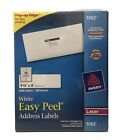 Avery Easy Peel Mailing Address Labels Laser 1 1/3? x 4? White 1400 Ct/Box 5162