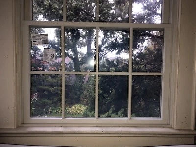 2x Andersen 400 34Wx23H Lower Sashes Divided Lites White Finish Brass Lock Sets - Image 1 of 4