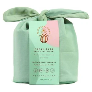 Wanderflower Cruelty Free Fresh Face Revitalising Skin Care Ritual Gift Bag Set - Picture 1 of 2