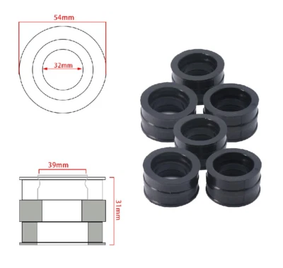Juego de 6 adaptadores de arranque colector de carburador para HONDA CBX1000 1979-1980 Foto 1 de 4