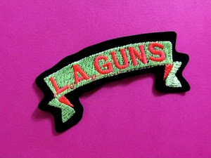 L.A. GUNS WOVEN VINTAGE PATCH-NEW-OLD STOCK UK IMPORT SEW ON VP4 - Bild 1 von 2