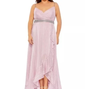 Mac Duggal Womens Pink Formal Evening Gown Dress 14w  49579 14 New - Picture 1 of 10