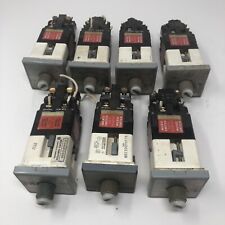 Lot of 7 Micro Switch 911AGB011BB 2 Position Selector Switch 120V c/w Lightbulbs