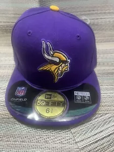 Brand New. New Era 59FIFTY Minnesota Vikings Kids Fitted Hat Size 6 3/8 - Picture 1 of 5