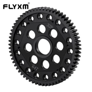 Engranaje helicoidal FLYXM acero 64T 32P para coche de radiocontrol Axial Yeti 90025 90026 90032 90038 - Imagen 1 de 5