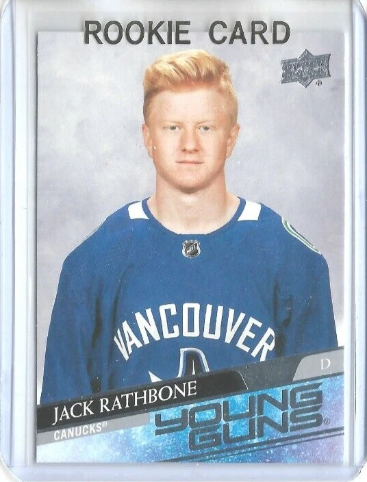 Jack Rathbone Canucks 2020-21 Upper Deck Extended Young Guns Rookie #717 - Image 1 of 1