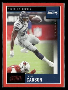2020 Score #324 Chris Carson Red Seattle Seahawks - Picture 1 of 2