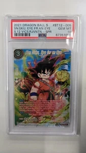 Dragon Ball Super Card Game Son Goku Eye for an Eye BT12-005 SPR PSA 10 Gem Mint - Picture 1 of 2