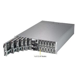 Supermicro 3U High Density 12 Node 5039MS-H12TRF Server X11SSE-F  3.7Ghz V6 32GB