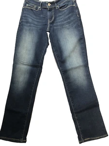 Signature Levi-Strauss Trousers Women Crop Jeans W 27" L32" Denim Stretch Slim - Picture 1 of 24