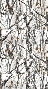 Snowstorm Camo MATTE Rocker Wrap Truck Wrap Snow Winter Camouflage 26' - 6 Panel - Picture 1 of 5
