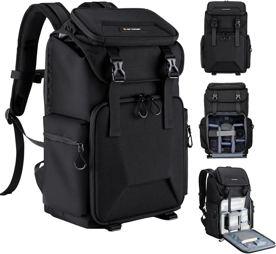 K&F Concept 25 L Hard Shell Camera Backpack Large Capacity Photography for DSLR - Image 1 of 4