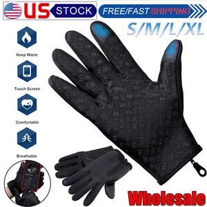 Wholesale Windproof Waterproof Winter Gloves Touch Screen Warm Mittens Men Women - Picture 1 of 16