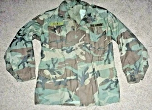 Military BDU Medium Long ML Field Jacket Coat Camo Camouflage Men Boys #92 - Picture 1 of 2