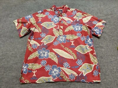 Reyn Spooner Phil Edwards Shirt Mens XXL Floral Hawaiian Tropical Aloha Pullover - Image 1 of 4