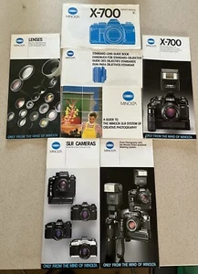 Minolta X-700 Owner's Manual SLR Photography Lens 7 Guide Books - Picture 1 of 4