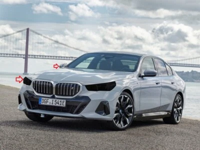 Cubiertas protectoras de superposición de película tintada para faros BlingLights para BMW i5 G60 G61 Foto 1 de 4