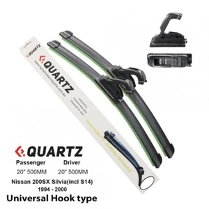 Front Wiper Blade Pair For Nissan 200SX Silvia(incl S14) 1994-2000 - Picture 1 of 1