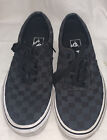 Men’s Vans Black/gray Checkered Low Top Sneakers Size 7.5