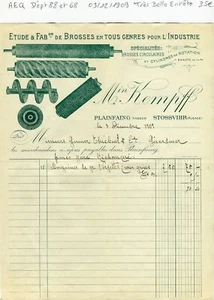 Dépt 88 & 68 - Plainfaing - Très Belle Entête Secteur de l'Industrie 03/12/1909 - Bild 1 von 1