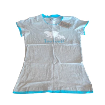 Lazyone Women Pyjama Tops PJ T-Shirts Nightwear Nightshirt Cotton Fitted D164 - Image 1 of 3