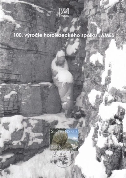 SLOVAKIA Centenary of Climbing Club JAMES Maximum Card - Image 1 of 1