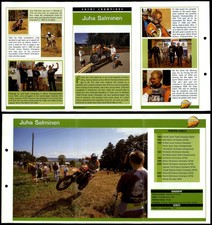 Juha Salminen - Great Champions - Mega Bikes Hachette Fold-Out Card