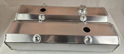 Cubiertas de válvula Canton BL65-201 para bloque pequeño Chevy aluminio con herrajes Foto 1 de 4