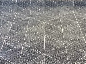 Talocan Geometric Onyx Latex Backed Swavelle Upholstery Fabric By The Yard - Picture 1 of 7