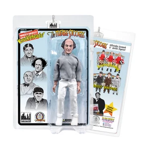 The Three Stooges 8 Inch Action Figures: Sweatshirt Larry - Picture 1 of 1