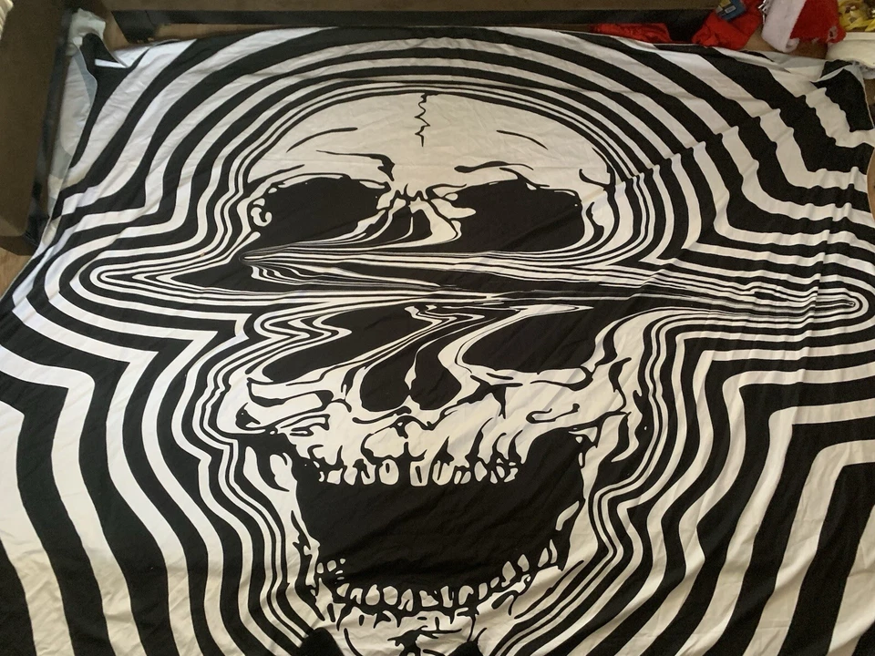 Trippy Skull Tapestry  - Image 1 of 1