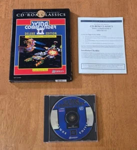 Wing Commander II Deluxe Ed Origin CD ROM Clásicos Electron Arts PC Caja Juego CIB - Imagen 1 de 8